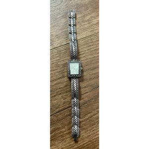 Premier Designs vintage silver tone bracelet watch